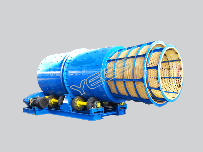 Wheel Drive Rotary Drum Scrubb